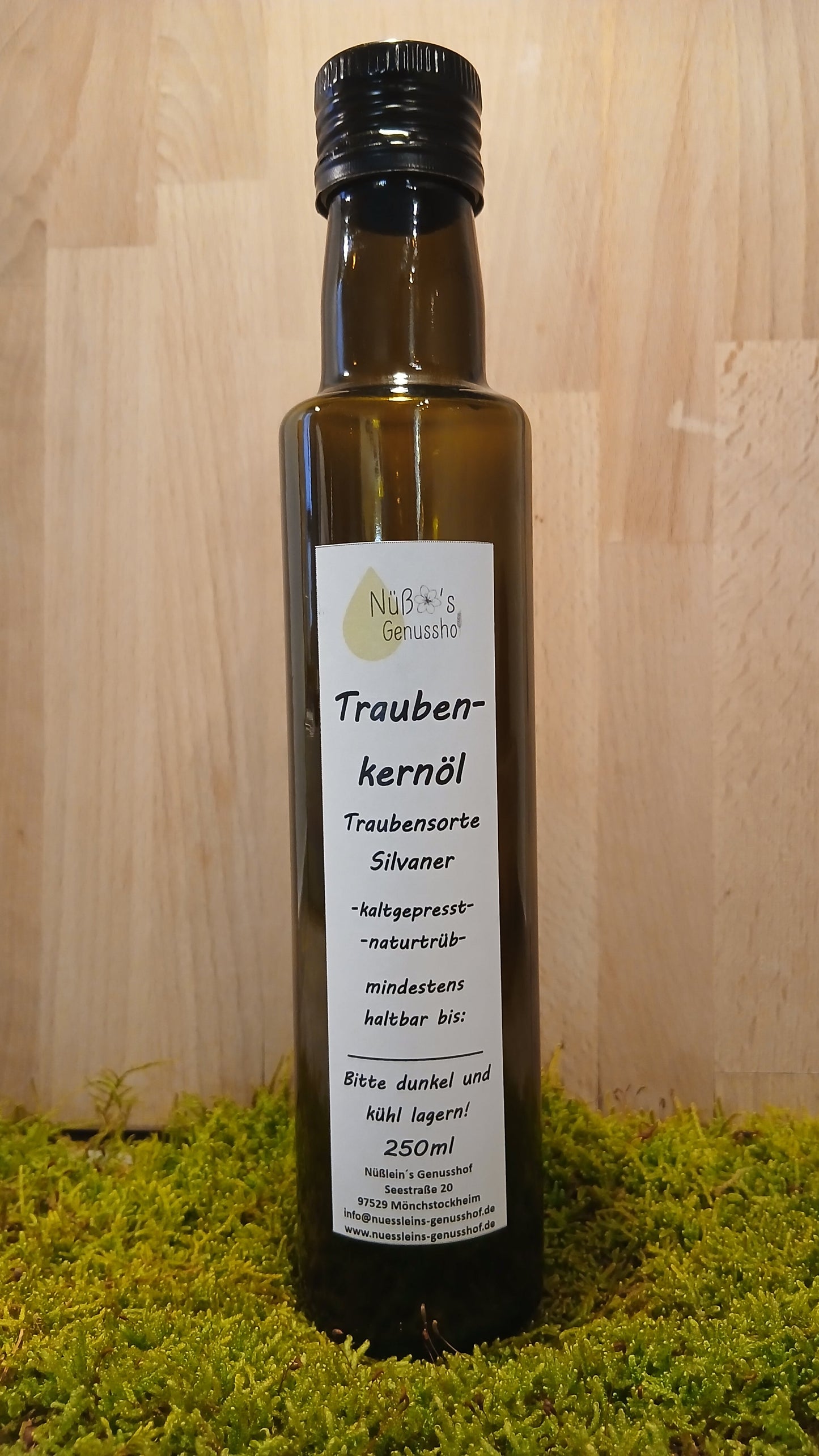 Traubenkernöl der Rebsorte Silvaner