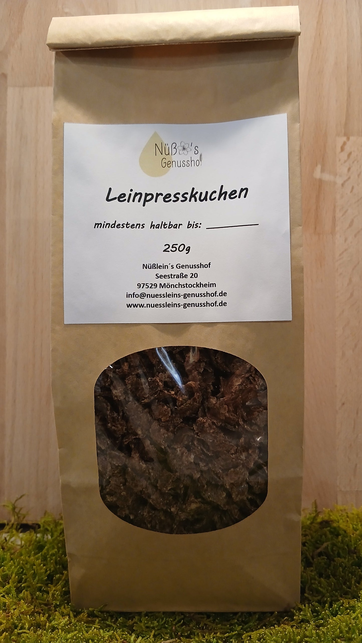 Leinpresskuchen